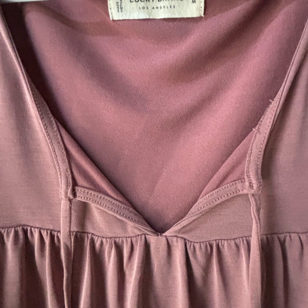Lucky Brand Women's Dusty Rose Long Sleeve Top - Picture 4 of 6
